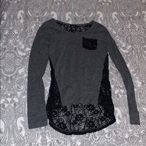 Lace back long sleeve Rue 21 shirt